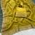 Yellow georgette embroidered thread work heavy look ethnic saree with blouse