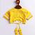 Girls' Yellow Lehenga Choli With Dupatta