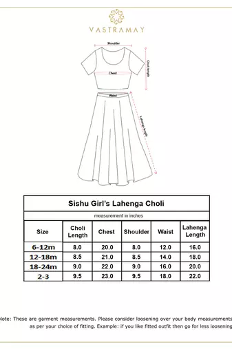 Girls' Pink Lehenga Choli With Dupatta