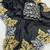 Black chiffon embroidered thread work heavy look ethnic saree with blouse