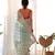 Sky blue net embroidered aari work heavy look ethnic saree with blouse