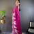 Pink organza embroidered thread work heavy look ethnic saree with blouse