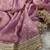 Pink jacquard embroidered zari woven heavy look ethnic saree with blouse