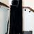 Black velvet embroidered sequins work heavy look ethnic saree with blouse