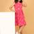 Pink ikkat cotton girls frock