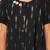 Black ikkat cotton girls frock