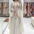 Ivory embroidered rangoli silk blend kurta pant set with dupatta