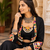 Black Navratri Rayon Lehenga Choli with Jacket Set