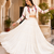 White Navratri Rayon Lehenga Choli with Jacket Set