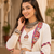 White Navratri Rayon Lehenga Choli with Jacket Set