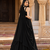 Black Navratri Lehenga Choli with Long Jacket