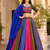 Multicolor Silk Blend Navratri Lehenga Choli Set with dupatta