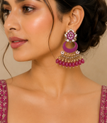 Heritage inspired statement earrings