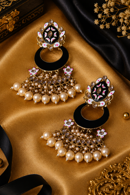 Regal artisan chandbali earrings 2