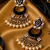 Regal artisan chandbali earrings