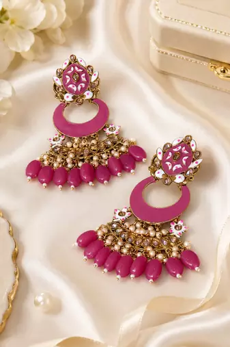 Heritage inspired statement earrings