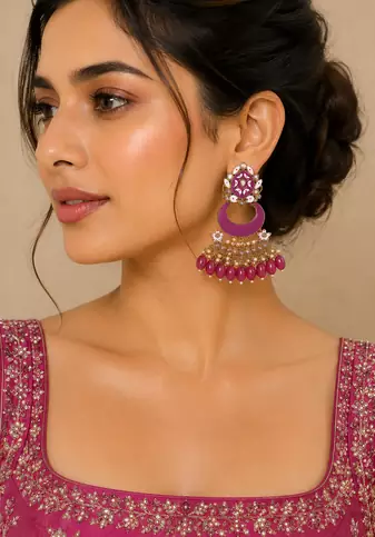 Heritage inspired statement earrings