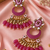 Heritage inspired statement earrings