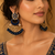 Artisan blue meenakari chandbalis