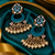 Meenakari pearl cascade earrings