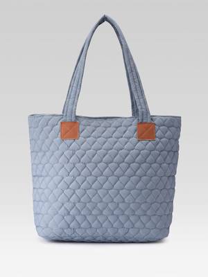  uno powder blue diamond quilted tote bag 5