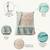  mod stitch mint green chevron cotton sling bag