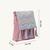  mod stitch dusty pink chevron cotton sling bag