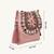  tribal sutra dusty pink boho canvas sling bag