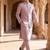 jacquard mens modi jacket with weaving work kurta pajama