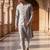 jacquard mens modi jacket with weaving work kurta pajama
