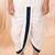 Boys peacock blue satin elephant border embroidered & beaded kurta dhoti set