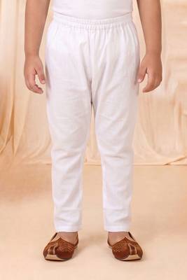 Boys sky blue satin flamingo bird & floral embroidered kurta pyjama set 5