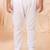Boys sky blue satin flamingo bird & floral embroidered kurta pyjama set