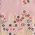 Boys light pink satin flamingo bird & floral embroidered kurta pyjama set