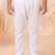 Boys light pink satin flamingo bird & floral embroidered kurta pyjama set