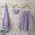 lavender georgette embroidered designer lehenga-choli