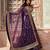 purple georgette embroidered designer lehenga-choli