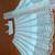 sky blue net embroidered designer lehenga-choli