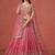 pink georgette embroidered designer lehenga-choli