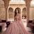 pink satin embroidered designer lehenga-choli