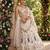 off white georgette embroidered designer lehenga-choli