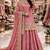pink silk embroidered designer lehenga-choli