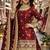 maroon silk embroidered designer lehenga-choli