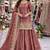 pink silk embroidered designer lehenga-choli