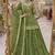 green silk embroidered designer lehenga-choli