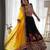 black georgette woven designer lehenga-choli
