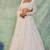 white net embroidered designer lehenga-choli