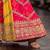 Yellow premium chinon embroidered kurta palazzo set with dupatta