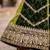 Green premium chinon embroidered kurta palazzo set with dupatta
