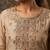 Cream premium chinon embroidered sharara suit with dupatta